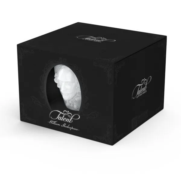 FIFTYEIGHT PRODUCTS FIFTYEIGHT PRODUCTS Talent Tasse mit Henkel und Unterteller Shakespeare – Produktbild 3 von 3