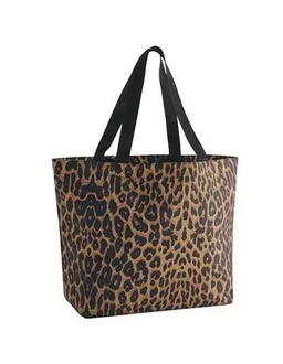 BagBase BagBase Umhängetasche Leopard Print Carryall Bag Schulterriemen Wasserabweisendes Gewebe Shopper Einkaufstasche – Produktbild 1 von 1
