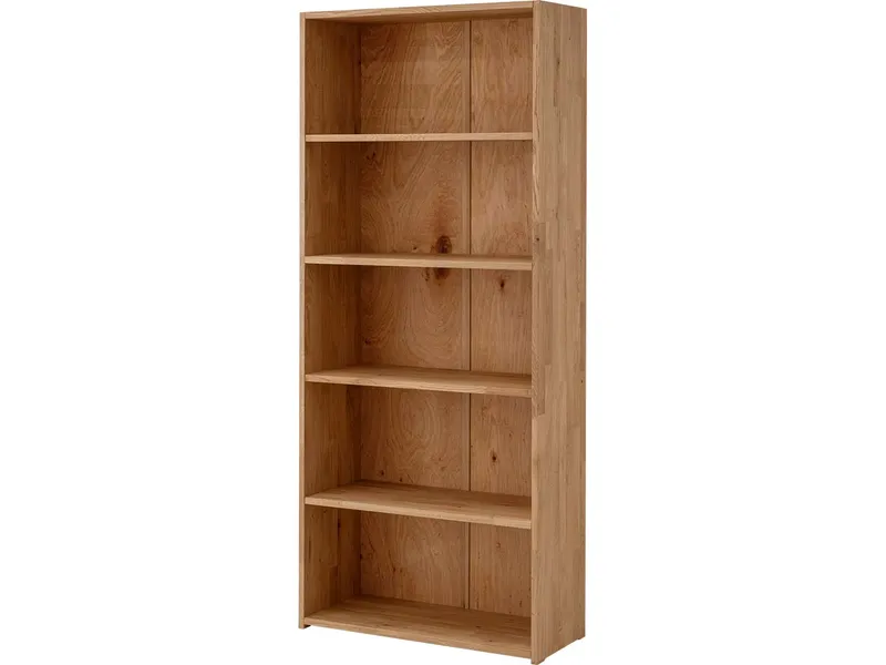 Regal "buxing solid" B 80 x T 33 x H 185,5 cm, Wildeiche – Produktbild 1 von 1
