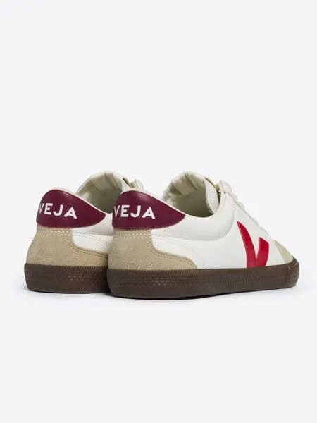 Veja Veja Sneaker Herren - Volley Leather, Weiß (white pekin bark), – Produktbild 3 von 3