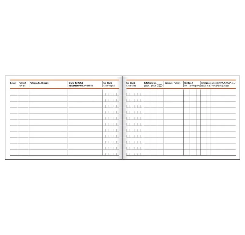 Sigel Sigel Formularblock Sigel T1179 DIN A6 quer Fahrtenbuch Anzahl der Blätter: 40 3 St. – Produktbild 3 von 5