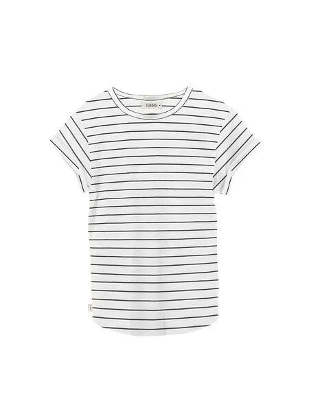 FUXBAU FUXBAU Frauen Streifenshirt - navy weiss, Navy weiß, – Produktbild 3 von 4