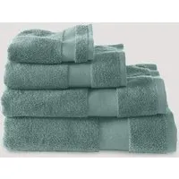 hessnatur hessnatur Frottier Handtuch aus reiner Bio-Baumwolle, Kaktusgrün, – Produktbild 1 von 1