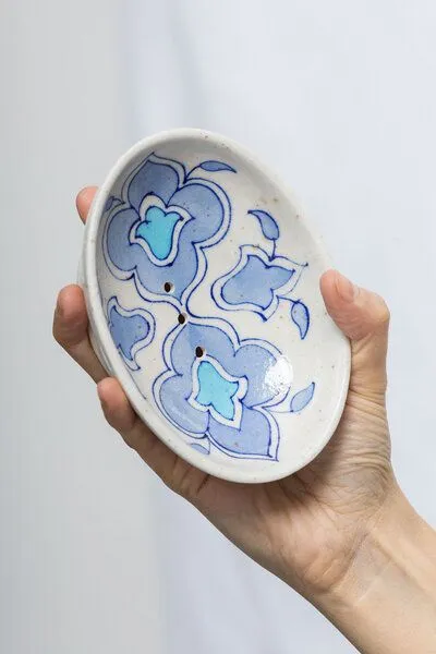Tranquillo Tranquillo Seifenschale Blue Pottery, Blau, – Produktbild 6 von 6