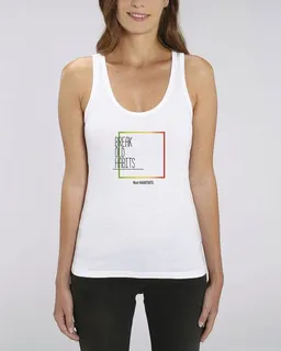 Human Family Human Family Damen Tank-Top "Gleam - Old Habits" in Weiß – Produktbild 1 von 1