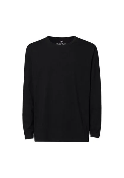 THOKKTHOKK ThokkThokk Herren Longsleeve TT30 aus Bio-Baumwolle, Schwarz, – Produktbild 2 von 3