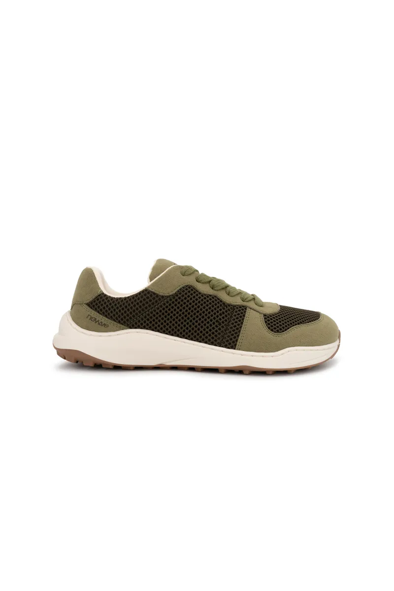 newve newve Herren vegan Sneaker Urban Olive, Olivgrün, – Produktbild 1 von 1