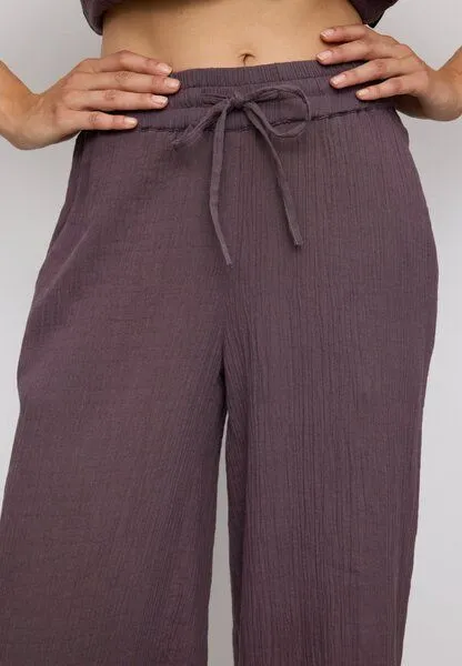 recolution Damen Musselin Hoseaus Bio-Baumwolle - CROCUS - recolution, Mystic grape (lila), – Produktbild 4 von 4