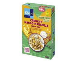 Kölln Kölln Hafer-Müsli Crunchy Mango-Maracuja 400g - Tropisches Knuspermüsli - Haferflocken - Exotischer Mango-Maracuja-Geschmack - Frühst_x001C_ck - Mix. – Produktbild 1 von 1