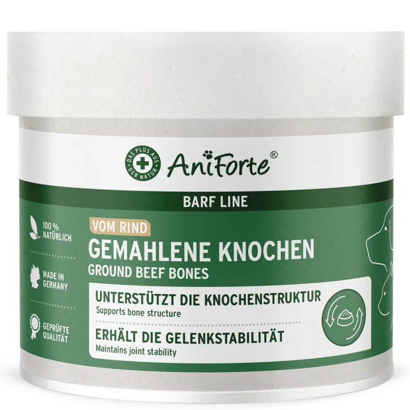 AniForte AniForte BARF-Line Gemahlene Knochen vom Rind 500 g – Produktbild 1 von 2