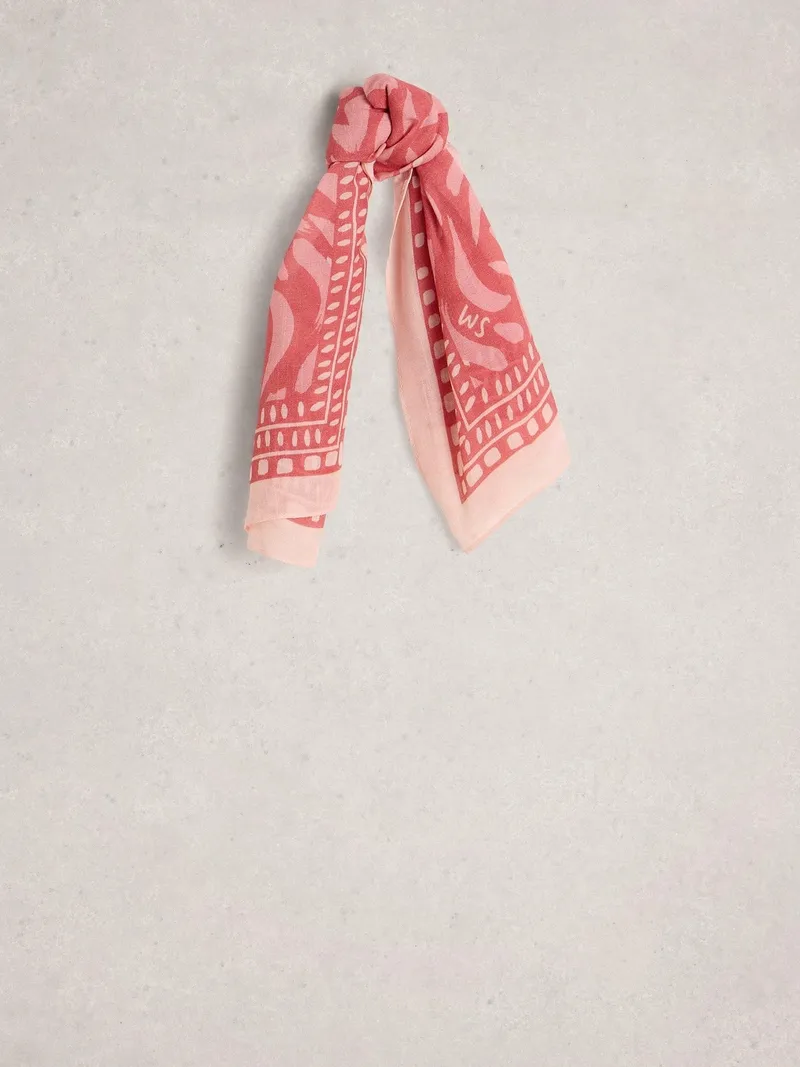 White Stuff Bedrucktes Halstuch Emily - Einheitsgröße, Rosa multi, – Produktbild 1 von 3