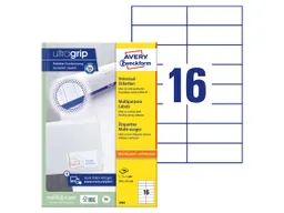 Avery Zweckform 1.600 Zweckform Etiketten 105 x 37 mm, A4 – Produktbild 1 von 1