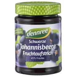 dennree Schwarze-Johannisbeeren-Fruchtaufstrich – Produktbild 1 von 1