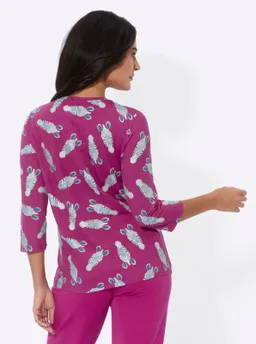 feel good Shirt magenta – Produktbild 1 von 1