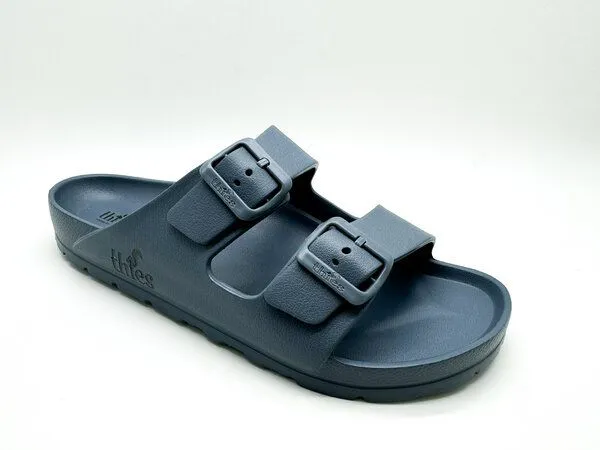 thies Vegane Ecofoam Sandale thies Men, Fog, – Produktbild 4 von 5