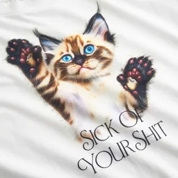 Dedicated DEDICATED T-Shirt aus Biobaumwolle "Vadstena" - Sick Of Your – Produktbild 1 von 1
