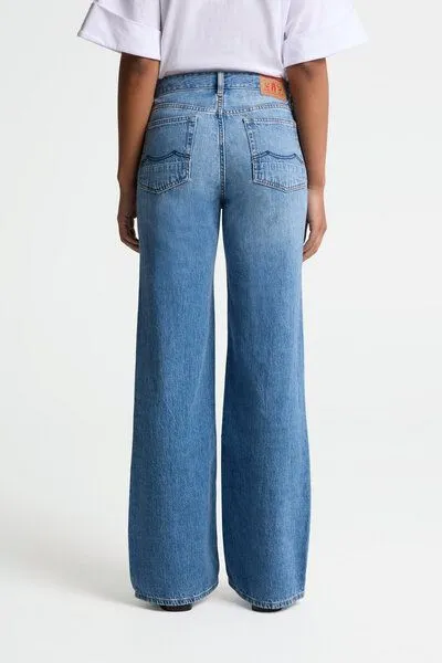 Kings Of Indigo Kings Of Indigo Jeans Jane - Mid rise Flare - Hopcete Electric Mid – Produktbild 4 von 4