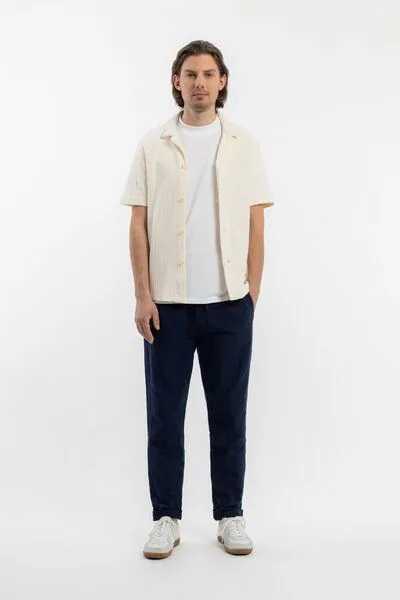 Rotholz Rotholz Strick Bowling Shirt Bio Baumwolle - Creme – Produktbild 3 von 4