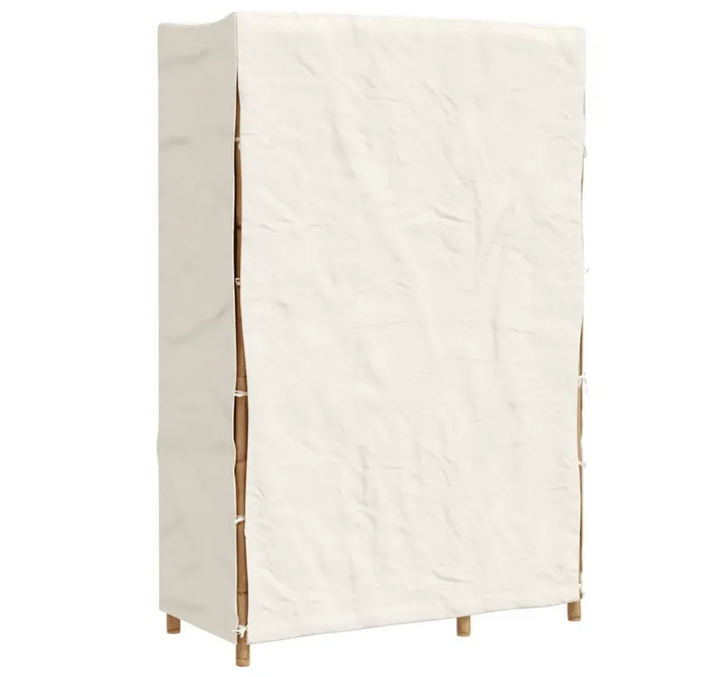 VIDAXL VIDAXL Kleiderschrank Kleiderschrank 110x45x170 cm Bambus (1-St), Braun, – Produktbild 4 von 5