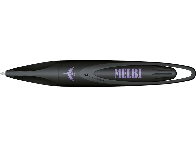 Senator Senator Kugelschreiber "MELBI MATT BIO RECYCLED" mit Etui, inkl. 1-farbigem Aufdruck, Blau, – Produktbild 1 von 1
