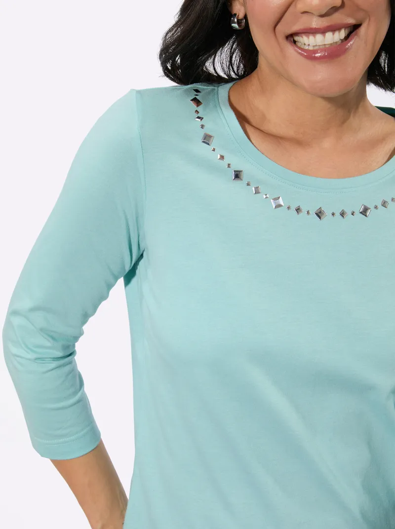 Witt Rundhalsshirt mint, Mint, – Produktbild 2 von 2