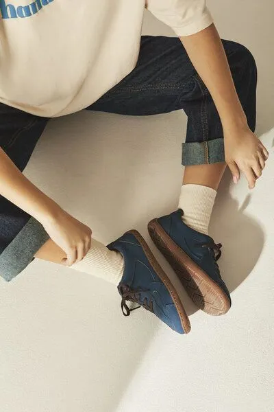 AGAZI AGAZI Bare 2 – vegane Barfußschuhe aus pflanzlichem Leder, Blau, – Produktbild 2 von 2
