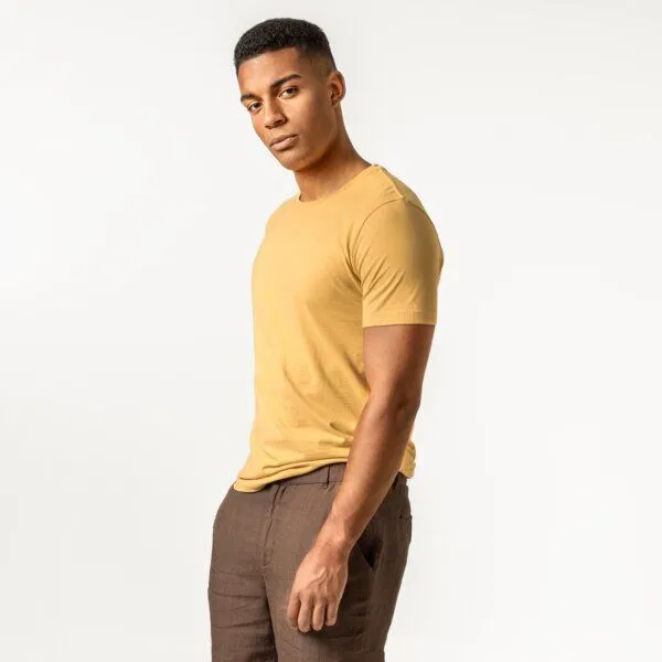 Living Crafts Living Crafts T-Shirt - THERREL, Mango (gelb), – Produktbild 2 von 4