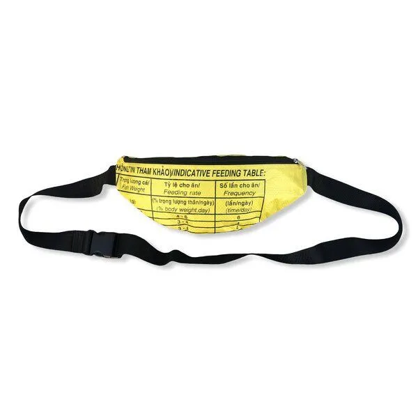 Beadbags Beadbags Bauchtasche Ri76 recycelter Reissack, Gelb, – Produktbild 2 von 5
