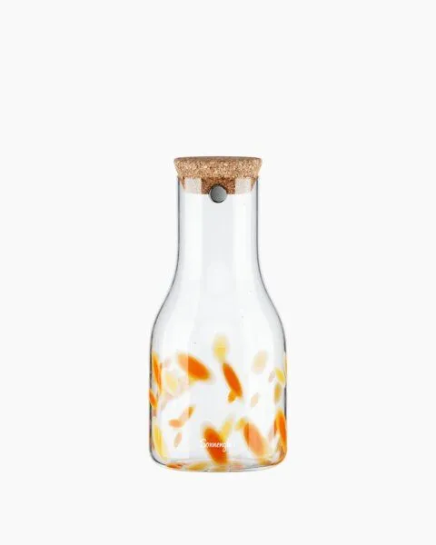 Sonnenglas Sonnenglas® Light Carafe Lichtkaraffen, M1 750ml orangene sprenkel, – Produktbild 1 von 1