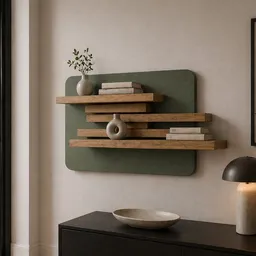 Living Oak Living Oak Wandregal Eiche No.08 – Produktbild 1 von 1