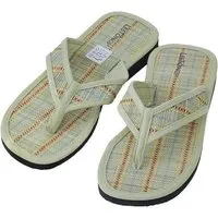 Les Tôngs Les Tôngs Juncus-V Stripes - vegane Zimtlatschen - Gesunde Zimtsohle Flip Flops – Produktbild 1 von 1