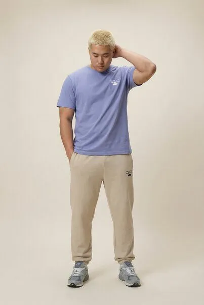 THE FACE OF ELEMENTS THE FACE OF ELEMENTS Airy - Regular Fit T-Shirt aus 100% Bio-Baumwolle, Violet (lila), – Produktbild 3 von 4