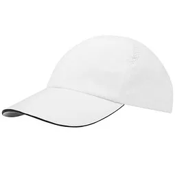 Elevate NXT Morion GRS recycelte Cool Fit Kappe mit sechs Segmenten, weiss – Produktbild 1 von 1