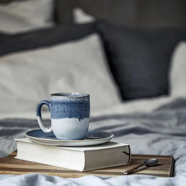 onomao onomao Tasse - Traditionell, Graublau dipped, – Produktbild 2 von 4