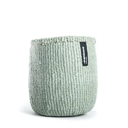 Mifuko Mifuko KIONDO Körbe XS - Sisal/Papier Aufbewahrungs- & Pflanzkorb, Grün, – Produktbild 2 von 2