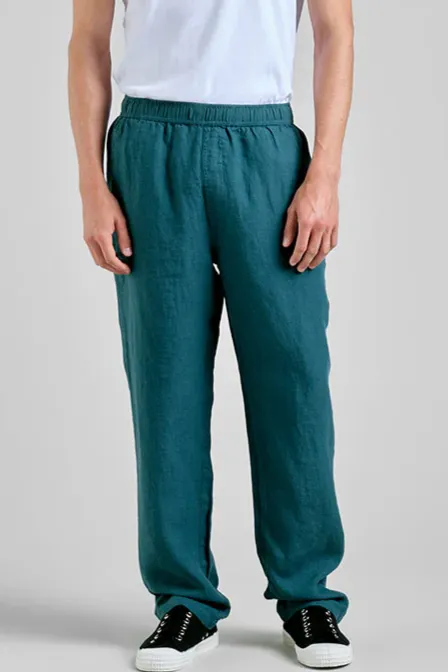 Dedicated DEDICATED Herren vegan Hose Borrby Green, Teal, – Produktbild 2 von 2
