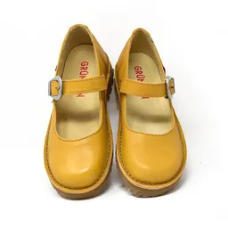 Grünbein Shoes Grünbein Shoes Spangen-Ballerinas Vivienne lose Einlage gelb – Produktbild 1 von 1