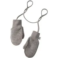hessnatur hessnatur Wollfleece Fäustlinge aus reiner Bio-Merinowolle, Greige, – Produktbild 1 von 1