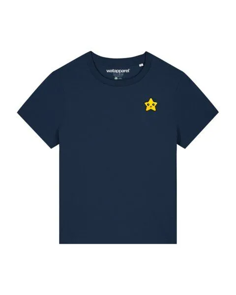 watapparel watapparel T-Shirt Frauen Unbesiegbar, French navy, – Produktbild 1 von 3