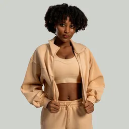 GymBeam OG1 STRIX Lunar Zip-Up Jacke für Frauen Sandshell L – Produktbild 1 von 1
