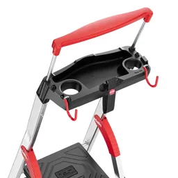 Hailo Hailo L100 TopLine, Alu-Sicherheits-Stehleiter, 4 Stufen – Produktbild 1 von 1