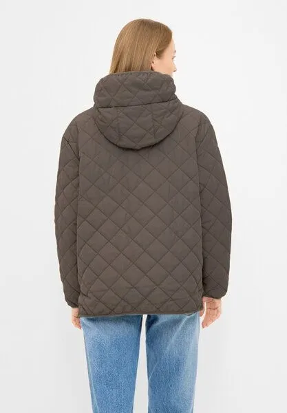 derbe derbe Steppjacke „Quiltby Short“, Morel, – Produktbild 4 von 4