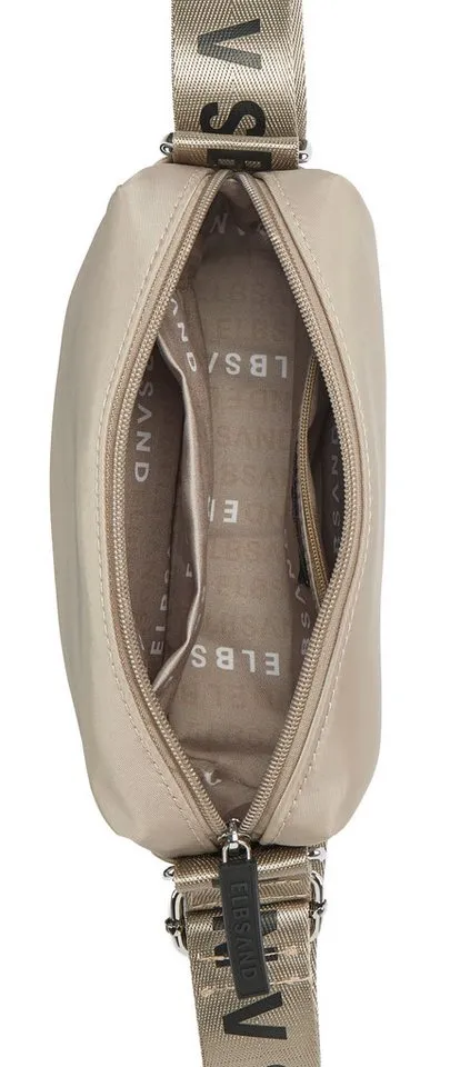 Elbsand Elbsand Umhängetasche Crossbody Bag, Minibag, Schultertasche, Damentasche, NEU Handtasche Damen zum Umhängen aus weichem Material VEGAN, Beige, – Produktbild 6 von 8