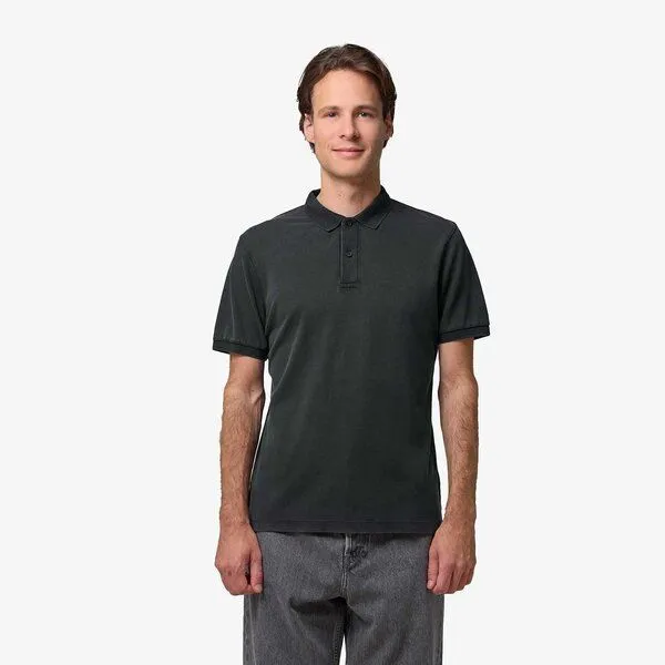 YTWOO YTWOO Nachhaltiges Unisex-Poloshirt im Vintage-Look – Mid-Light, Hydro, – Produktbild 2 von 3
