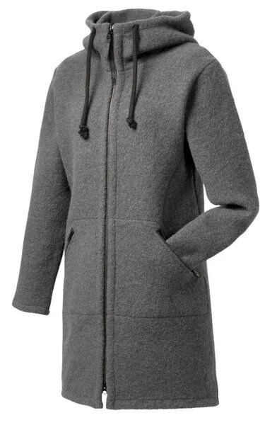 Mufflon Mufflon Damen Walk-Mantel Carla Schurwolle W300, Grau (fels), – Produktbild 1 von 1