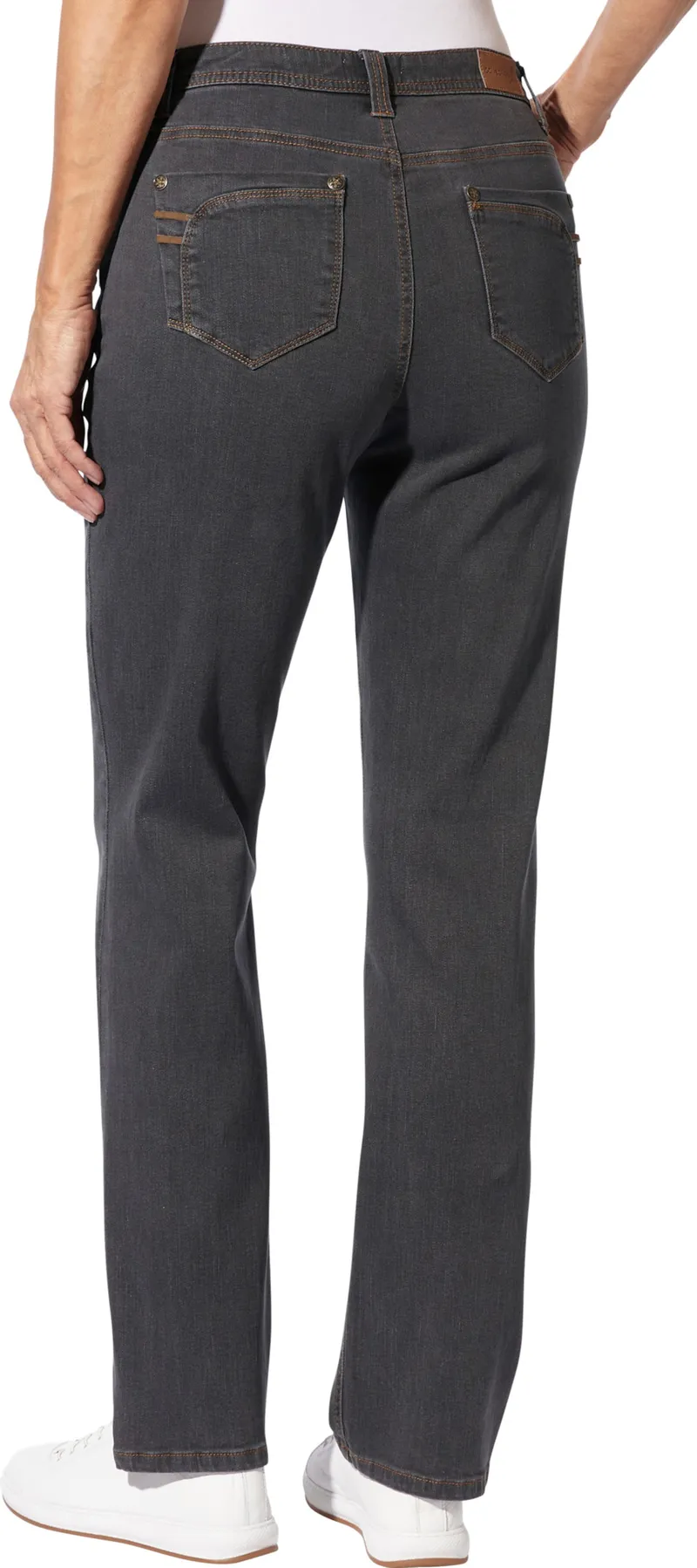 Witt 5-Pocket-Jeans anthrazit-grey-denim, Anthrazit-grey-denim, – Produktbild 3 von 3