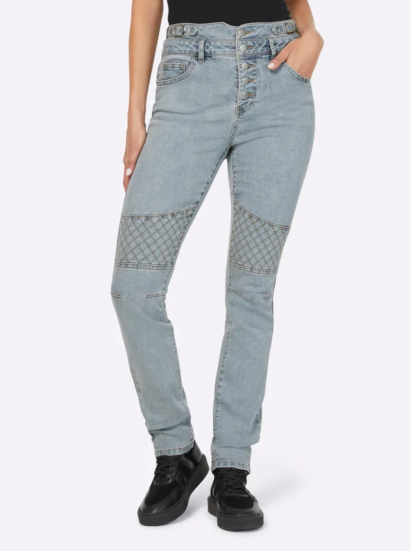 heine heine Jeans blue-bleached, Blue-bleached, – Produktbild 2 von 3