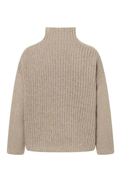 Stapf Damen Pullover Nikolina, Latte macchiato, – Produktbild 2 von 3