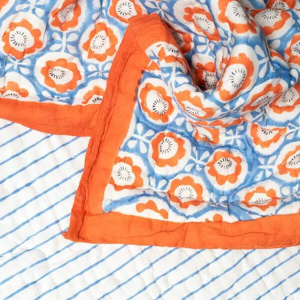 KIKOONI KIKOONI Kleine Tagesdecken und Kinder - Kuscheldecken " COZY K", My blossom, – Produktbild 4 von 4