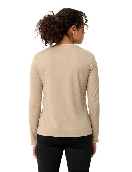 Vaude VAUDE T-Shirt Women's Essential LS T-Shirt, Beige, – Produktbild 6 von 7